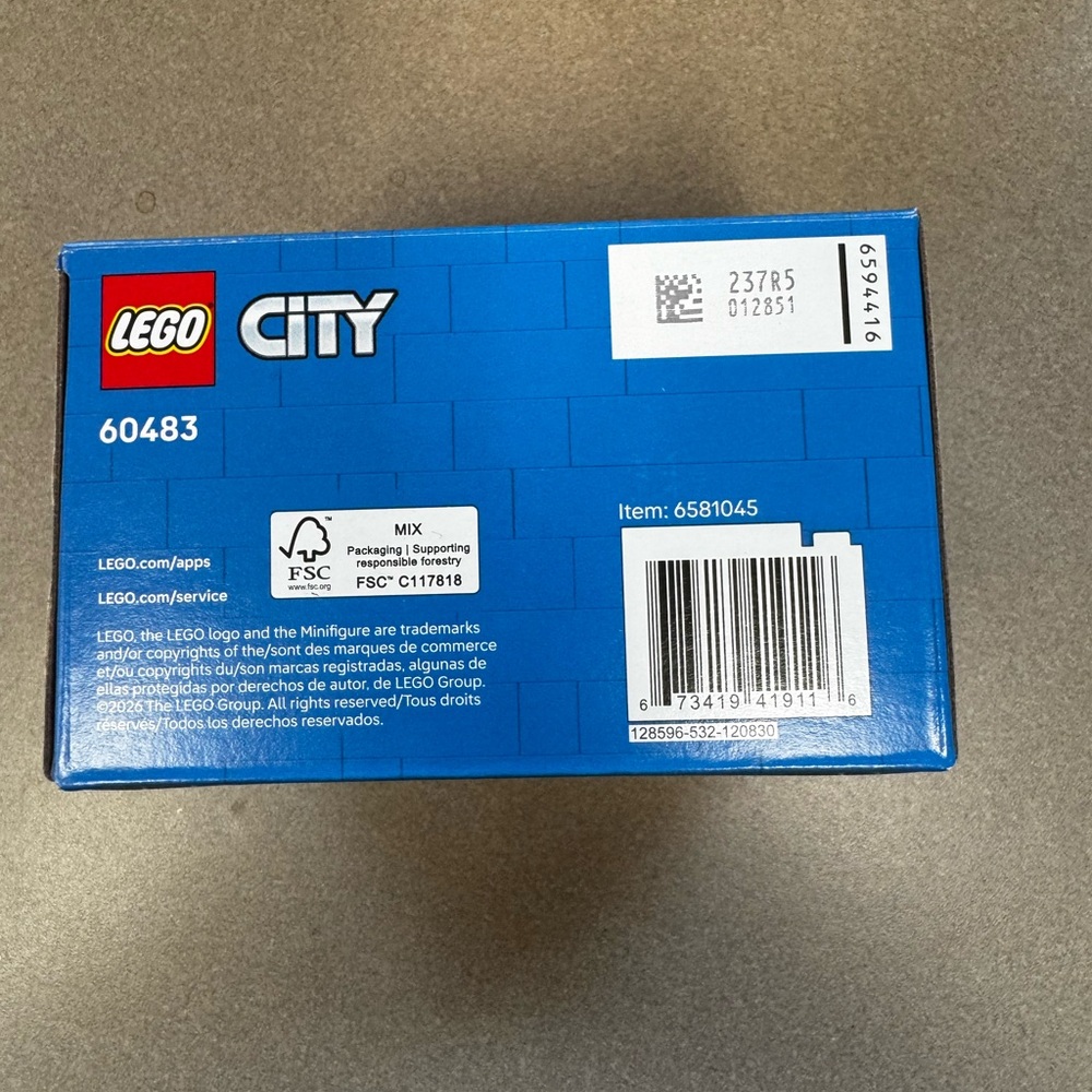 Lego City Rides: Construction Loader Building Set Backhoe with Mini Figure - Picture 3 of 3